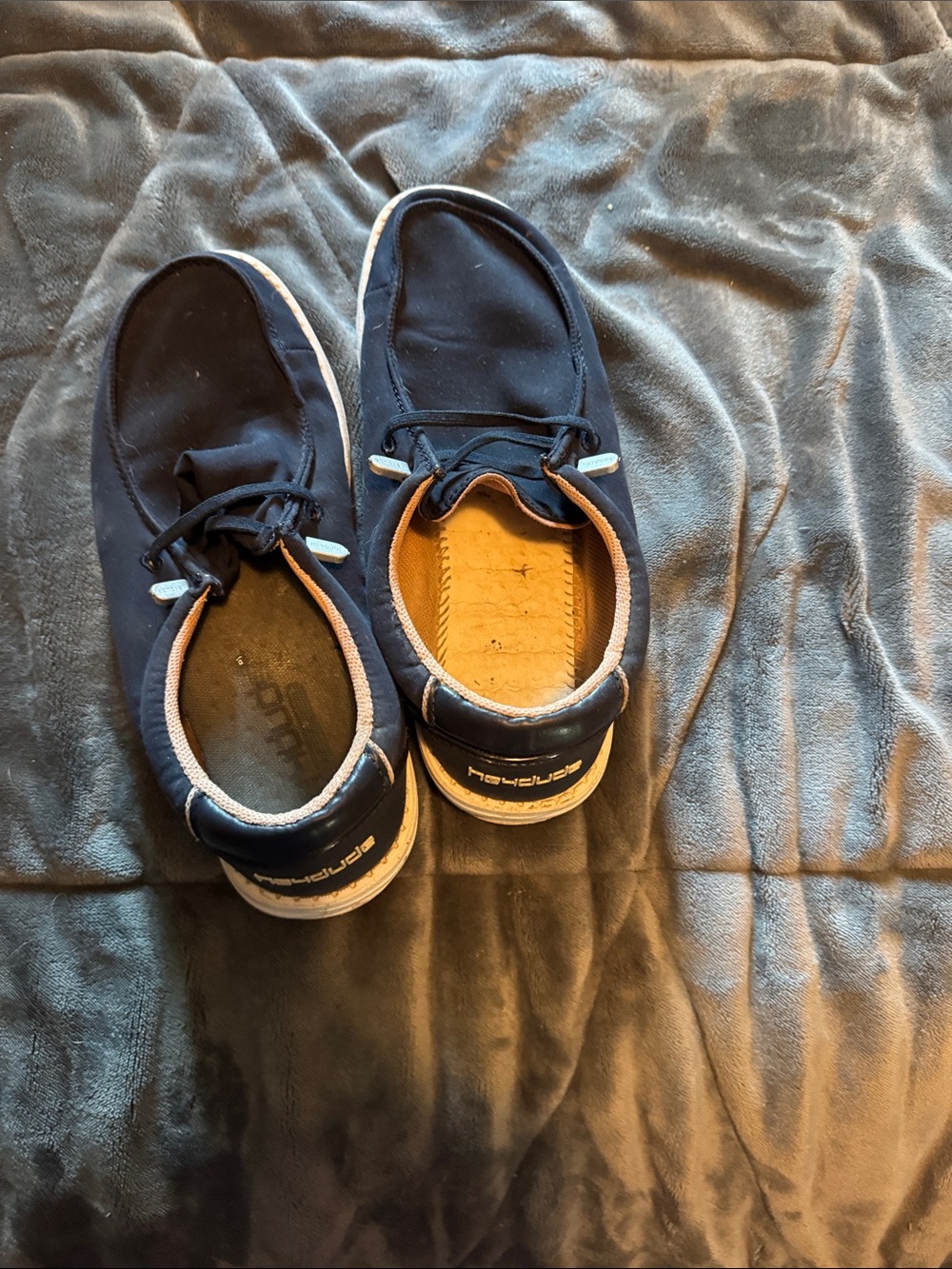 Hey Dude Navy Blue Casual Women's Slip-On Loafers